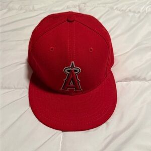 Los Angeles Angels fitted low profile hat. Size 7 3/8